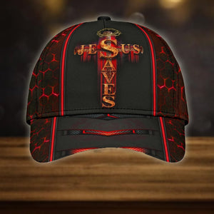 Jesus Saves 3D Printed Classic Cap Pi0401005S1