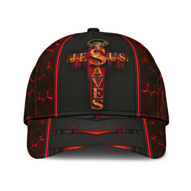 Jesus Saves 3D Printed Classic Cap Pi0401005S1