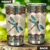 Beautiful Dragonfly-Vintage Mandala Premium Stainless Steel Tumbler TA040810-Tumbler-TA-Vibe Cosy™