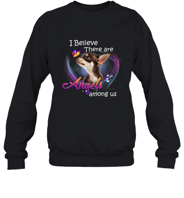 Pi281224 Chocolate Chihuahua-Apparel-Amsbk-Sweatshirt-Black-S-Vibe Cosy™