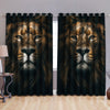 The Silence of Lion Window Curtains