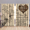 I choose you dragonfly blackout thermal grommet window curtains HAC210502S4-HG-HG-52'' x 63''-Vibe Cosy™