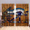 Eye of Horus Blackout Thermal Grommet Window Curtains MP07072007