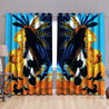 Native American Woman Curtains MEI20081204-MEI