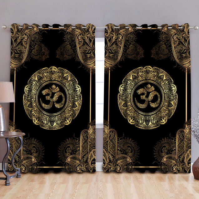 Om Hamsa Blackout Thermal Curtain - MEI