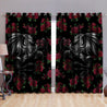 Roses & Dragons Art Blackout Thermal Grommet Window Curtains TR1905203-NM-NM-52'' x 63''-Vibe Cosy™