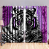 White Tiger  Blackout Thermal Grommet Window Curtains TA0731202