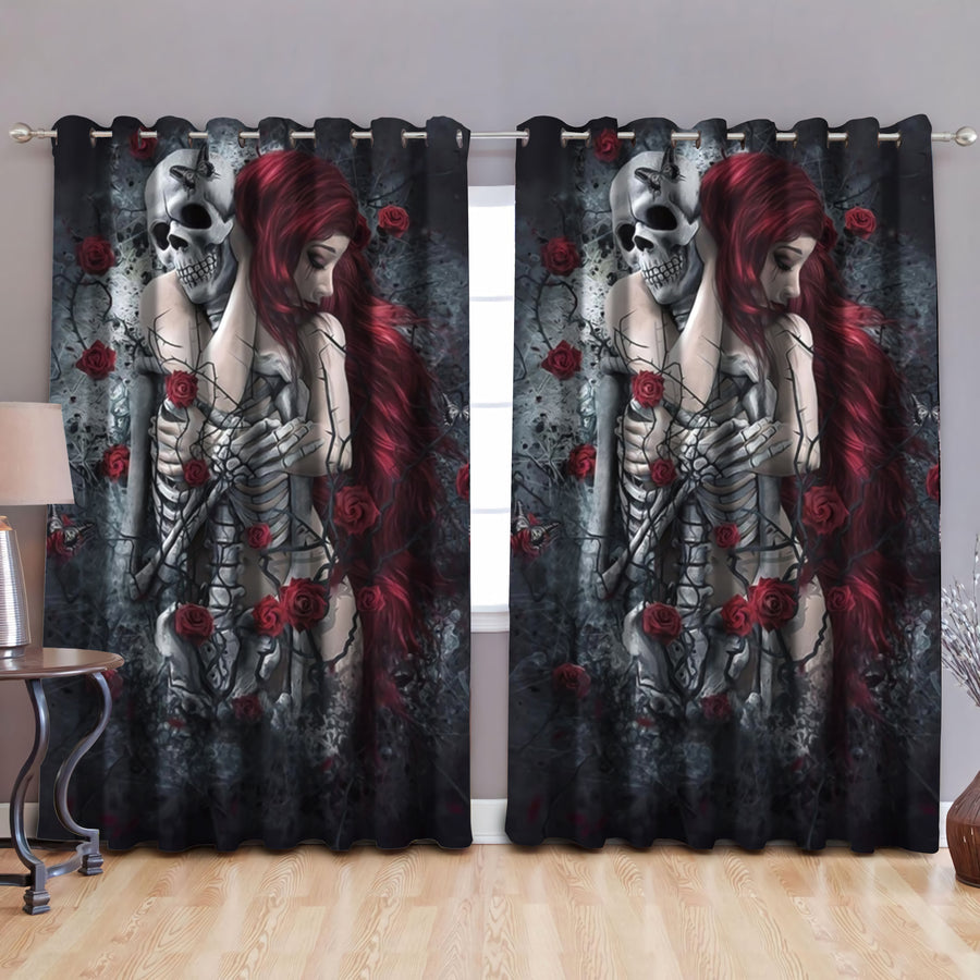 Death Day Girl - Love Forever ML-Curtains-ML-52'' x 63''-Vibe Cosy™