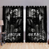 Skull Motobike Ride To Die Blackout Thermal Grommet Window Curtains DQB08102004