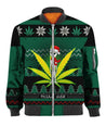 Ugly Christmas Marijuana UFO Pi111101 (Only specials can read this)-Apparel-NNK-Bomber Jacket-S-Vibe Cosy™