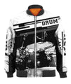Drum music 3d hoodie shirt for men and women HG HAC71201-Apparel-HG-Bomber-S-Vibe Cosy™