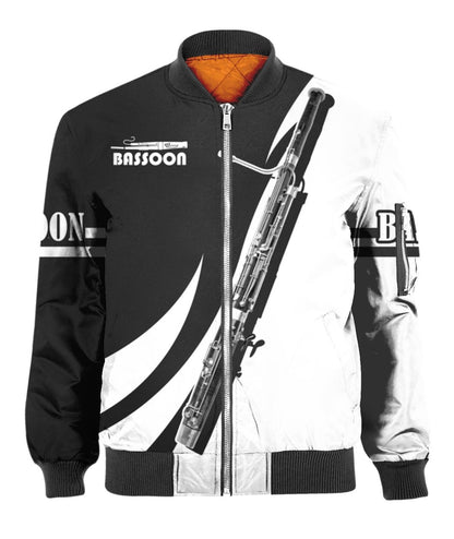 Bassoon music 3d hoodie shirt for men and women HG HAC24121-Apparel-HG-Bomber-S-Vibe Cosy™