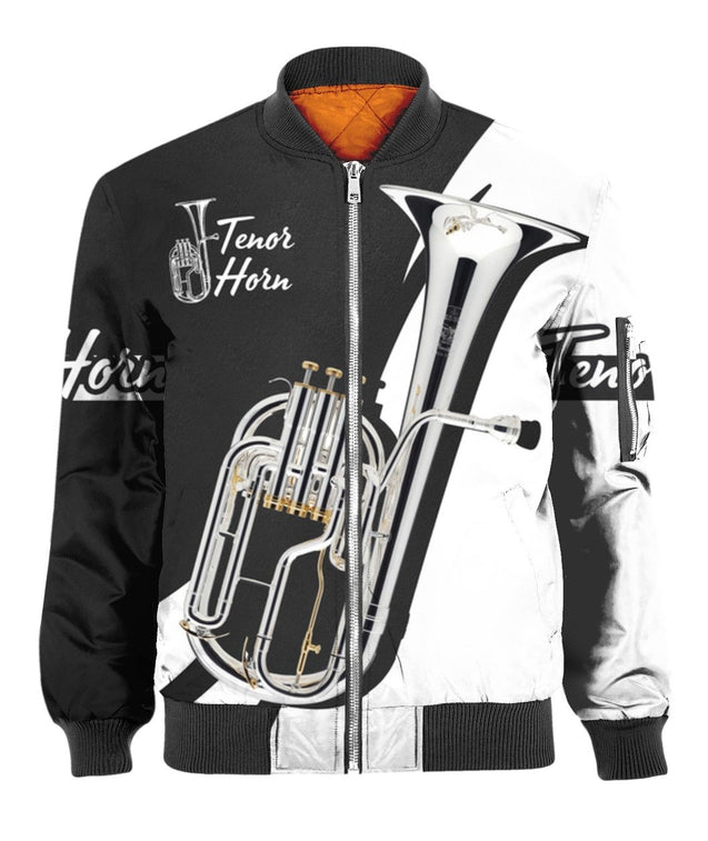 Teno horn music 3d hoodie shirt for men and women HG HAC26121-Apparel-HG-Bomber-S-Vibe Cosy™