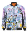 Butterfly Sweet Garden 3D Winter Clothes TR091103-Apparel-NNK-Bomber Jacket-S-Vibe Cosy™