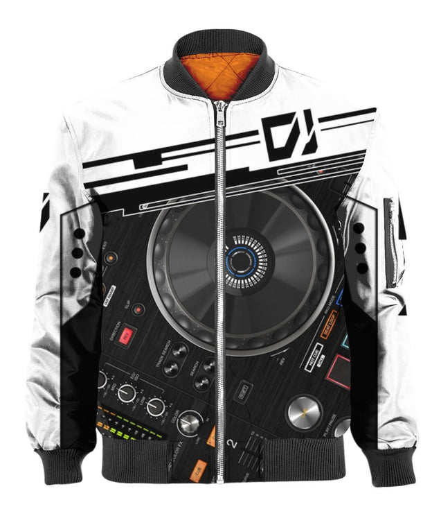 DJ player music 3d hoodie, t-shirt, sweatshirt for men and women HG HAC41201-Apparel-HG-Bomber-S-Vibe Cosy™