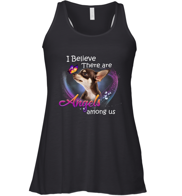 Pi281224 Chocolate Chihuahua-Apparel-Amsbk-Racerback Tank-Black-XS-Vibe Cosy™