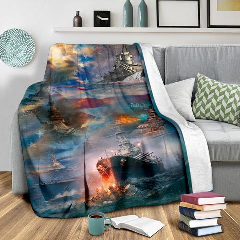 US Navy 3D All Over Printed Blanket
