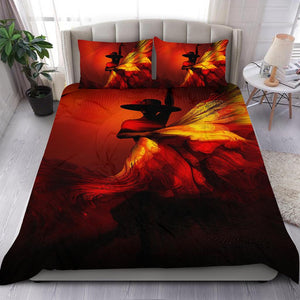 African Girl Flamenco Dancer Bedding Set-ML-ML-US Twin-Vibe Cosy™