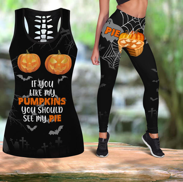 Like My Pumpkin Pie Legging & Tank top-ML-Apparel-ML-S-S-Vibe Cosy™