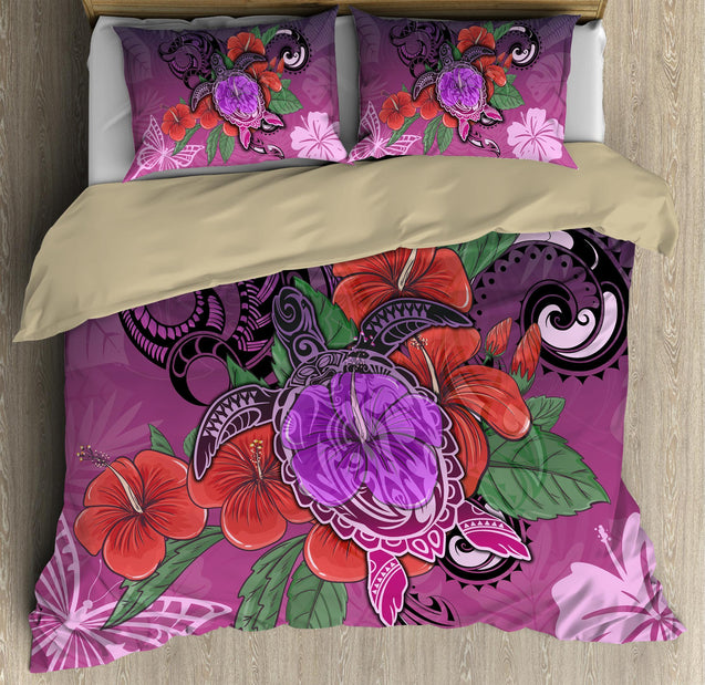 Polynesian Turtle Bedding Set-ML-ML-US Twin-Vibe Cosy™