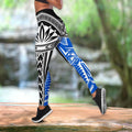 Polynesian Samoa In Heart Tattoo Legging & Tank top-ML-Apparel-ML-S-No Tank-Vibe Cosy™