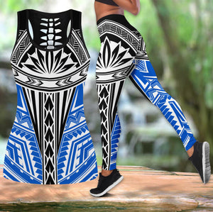 Polynesian Tattoo Legging & Tank top-ML-Apparel-ML-S-S-Vibe Cosy™