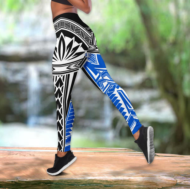 Polynesian Tattoo Legging & Tank top-ML-Apparel-ML-S-S-Vibe Cosy™