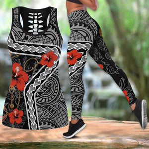 Polynesian Tattoo Legging & Tank top-ML-Apparel-ML-S-S-Vibe Cosy™