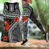 Polynesian Tattoo Legging & Tank top-ML-Apparel-ML-S-S-Vibe Cosy™