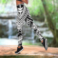 Polynesian Tattoo And Hawaii Legging & Tank top-ML-Apparel-ML-S-No Tank-Vibe Cosy™