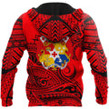 Polynesian Youthful Dynamic Style Red Neon Color Hoodie-ML-Apparel-ML-Zipped Hoodie-S-Vibe Cosy™