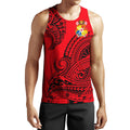 Polynesian Youthful Dynamic Style Red Neon Color Hoodie-ML-Apparel-ML-Tank Top-S-Vibe Cosy™