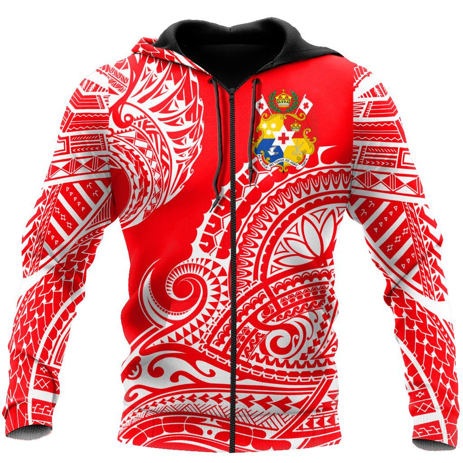 Polynesian Tonga Youthful Dynamic Style White Color Hoodie-ML-Apparel-ML-Hoodie-S-Vibe Cosy™