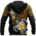 Amazing Polynesian Tattoo Turtle Hoodie-ML-Apparel-ML-Zipped Hoodie-S-Vibe Cosy™