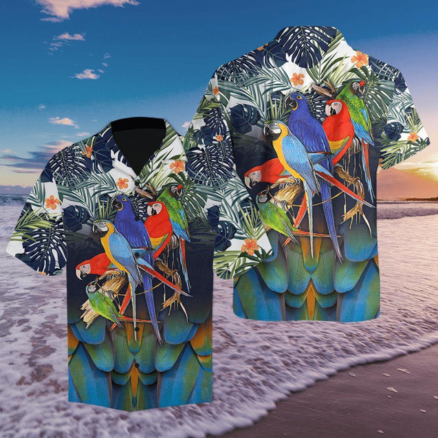 Amazing Parrot Hawaii Shirt-ML-Apparel-ML-Hawaiian shirt-S-Vibe Cosy™