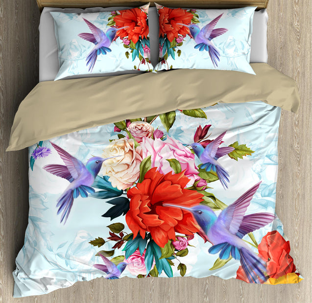 Beautiful Hummingbird Bedding Set-ML-ML-US Twin-Vibe Cosy™