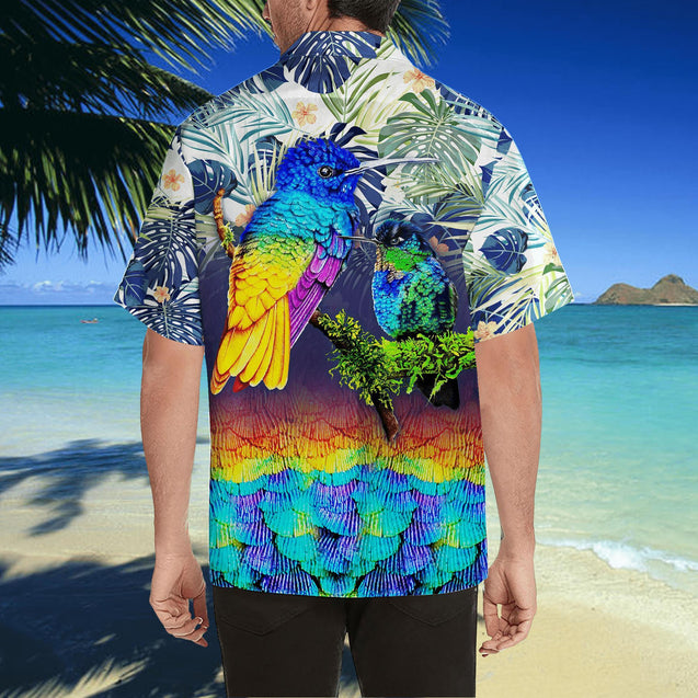 Amazing Hummingbird Hawaii Shirt-ML-Apparel-ML-Hawaiian shirt-S-Vibe Cosy™