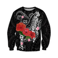 Amazing Humpback Whale with Hibiscus Hoodie-ML-Apparel-ML-SweatShirts-S-Vibe Cosy™