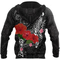 Amazing Humpback Whale with Hibiscus Hoodie-ML-Apparel-ML-Zipped Hoodie-S-Vibe Cosy™