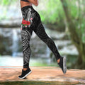 Amazing Humpback Whale with Hibiscus Legging & Tank top-ML-Apparel-ML-S-No Tank-Vibe Cosy™