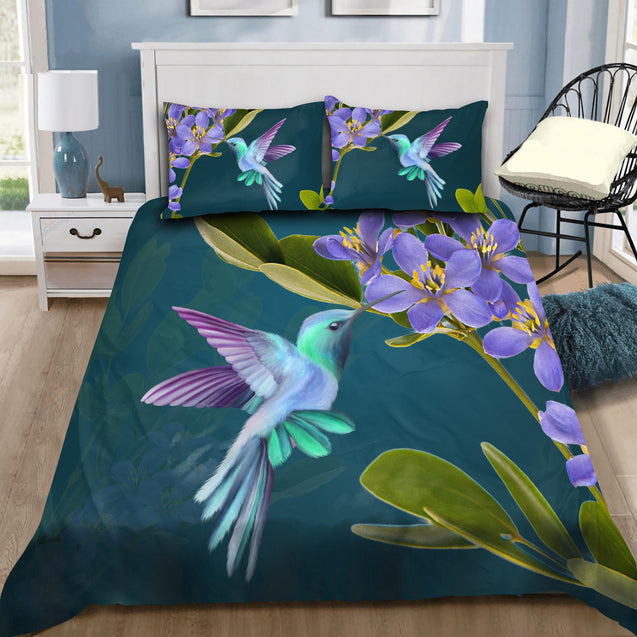 Hummingbird Bedding Set-ML-ML-US Twin-Vibe Cosy™