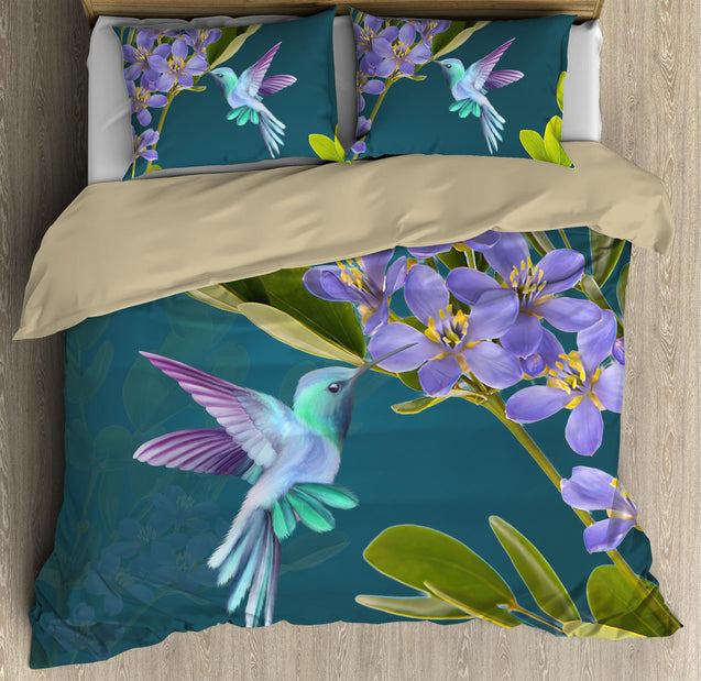 Hummingbird Bedding Set-ML-ML-US Twin-Vibe Cosy™