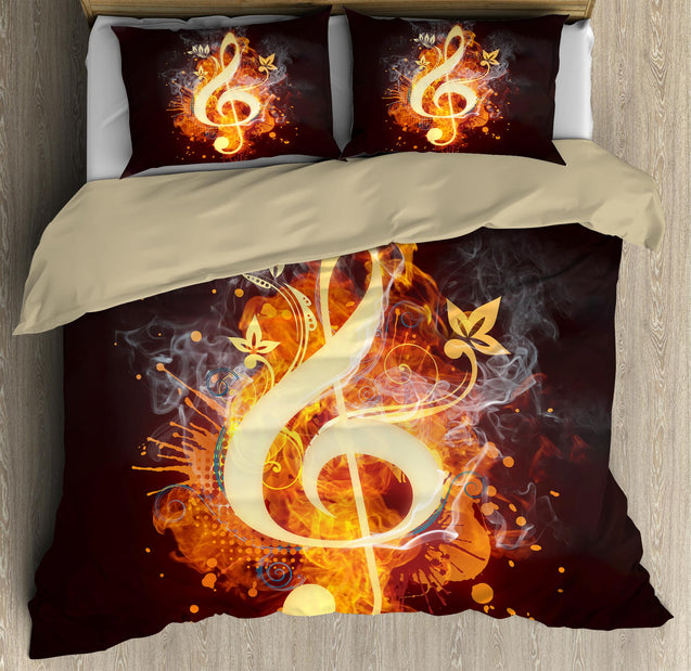 Lovely Music Bedding Set-ML-ML-US Twin-Vibe Cosy™