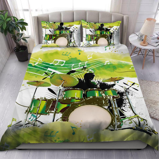 Drum in Heart Bedding Set-ML-ML-US Twin-Vibe Cosy™