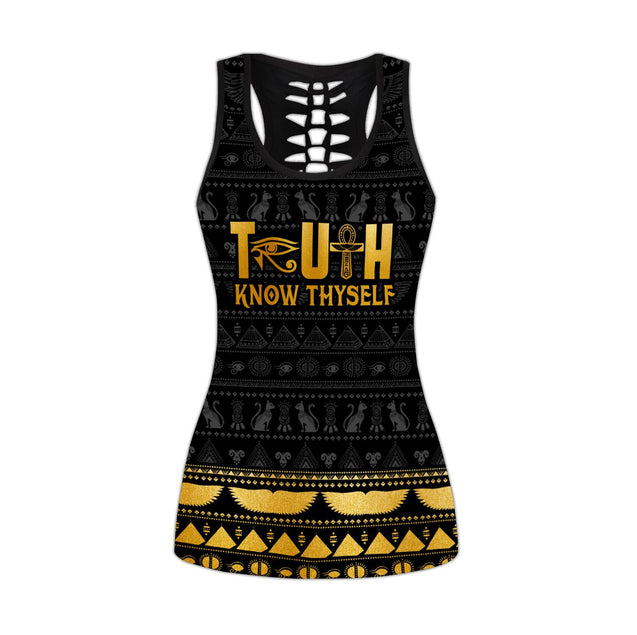 African Truth Know Thyself Legging & Tank top-ML-Apparel-ML-No Legging-S-Vibe Cosy™