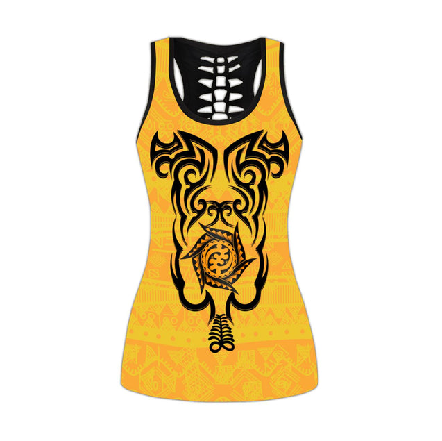 Africa Adinkra Mud Legging & Tank top-ML