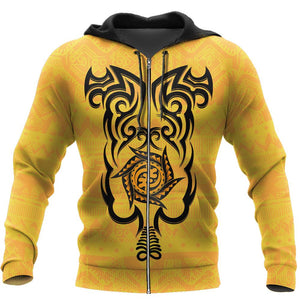 African Adinkra Mud Hoodie-ML