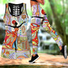 African Girl Dancing Legging & Tank top-ML