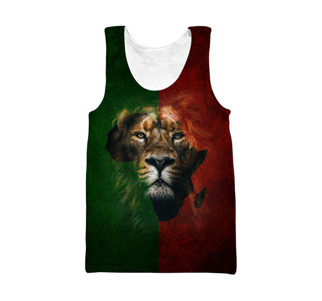 African Lion Power Hoodie-ML