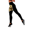 Polynesian Turtle Hibiscus Legging & Tank top-ML